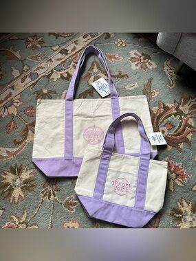 Trader Joe’s Lavender Tote Bags (Large & Mini)